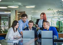 IT team meeting